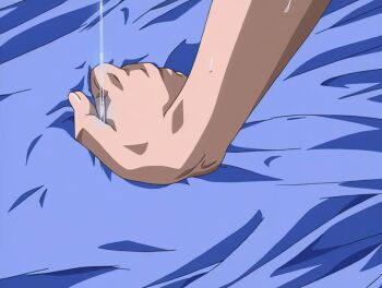 00s 1futa 1girl 2001 animated animated_gif bed bed_sheet bible_black bible_black_night_of_the_walpulgiss drooling futa_with_female futanari implied_futanari implied_sex ito_mika saliva sweat tagme