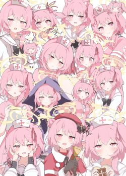 1girl blue_archive looking_at_viewer pink_hair serina_(blue_archive) twitter yukou_sui