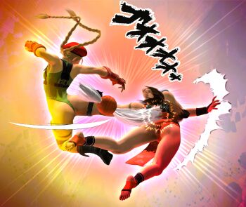 cammy_white fighting non-web_source ryona shiranui_mai street_fighter street_fighter_6 vs