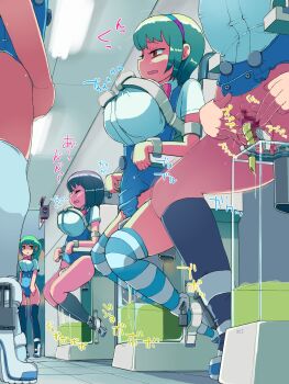 anal anal_object_insertion bdsm bondage bound double_penetration high_heels highres large_insertion lol_(artist) machine mechanical_fixation multiple_penetration object_insertion school_uniform sex_machine shoes slave toilet translation_request urethral_insertion