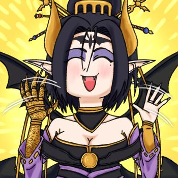 Rule 34 | demon, demon girl, digimon, digimon (creature), douglas (douglasps), highres, lilithmon, mark of evil, wings