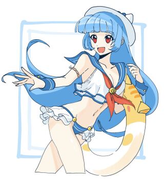 1girl female_focus frozen ice kula_diamond long_hair pale_skin red_eyes the_king_of_fighters