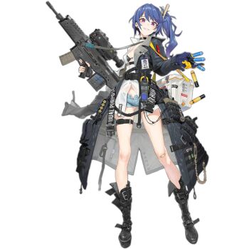 1girl 20x30mm_lv 20x30mm_lv_heab_k167 20x30mm_lv_p_k168 airburst_grenade_launcher airburst_round ammunition anti-materiel_cartridge assault_rifle bandaid belt bikini black_bikini black_boots black_gloves blouse blue_hair blue_shorts bolt-action_grenade_launcher bolt_action boot_straps boots breasts buckle bullpup burst_fire_gun burst_fire_rifle cable cannon_cartridge carbine choker clothes_pin clothes_writing coat computerized_scope cooler daewoo_k11 denim denim_shorts earrings explosive female_focus fingerless_gloves fragmentation_grenade fragmentation_warhead full_body girls'_frontline gloves grenade grenade_cartridge grenade_launcher grey_coat gun hazard_symbol head_tilt high-explosive_airburst_round high-explosive_cartridge holding holding_gun holding_weapon id_card jewelry k11_(girls'_frontline) knee_boots lace-up_boots ladic leather leather_choker long_coat long_hair long_shirt long_sleeves medium_breasts messy_hair military_cartridge multi-weapon multimeter multiple-barrel_gun multiple_straps name_tag off_shoulder official_art open_clothes open_coat open_fly open_shirt parted_lips personification pouch practice_round precision-guided_firearm precision-guided_munition purple_eyes radiation_symbol rifle scope see-through_clothes shells shirt short-barreled_rifle short_shorts shorts side_ponytail sidelocks sight_(weapon) single_earring single_fingerless_glove skindentation smart_grenade smart_scope smirk solo standing stomach subsonic_ammunition swimsuit telescopic_sight thermal_weapon_sight thigh_strap thighs transparent_background trench_coat trigger_discipline underbarrel_assault_rifle underbarrel_rifle weapon white_shirt