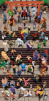 abel_(street_fighter) adon_(street_fighter) akuma_(street_fighter) alex_(street_fighter) aprile arms_behind_back balrog_(street_fighter) birdie_(street_fighter) blonde_hair boxing_gloves braid cammy_white capcom capoeira chamba charlie_nash chun-li clenched_hand climbing_pole cody_travers colored_skin crimson_viper crossed_arms crossed_legs crossover dark-skinned_male dark_skin decapre dee_jay deejay dhalsim don_(street_fighter) dudley eagle_(street_fighter) ed_(street_fighter) e._honda effie_(street_fighter) el_fuerte elena_(street_fighter) enero everyone eyepatch f.a.n.g fei_long fevrier fighting fighting_stance fist_in_hand geki_(street_fighter) gen_(street_fighter) genryuusai_maki gill_(street_fighter) gouken green_skin guile guy_(ff2) guy_(final_fight) hakan han_juri hands_on_legs hands_on_own_hips harmageddon_yoko hat helmet hibiki_dan highres hugo_andore ibuki_(street_fighter) jianyu joe_(street_fighter) juli_(street_fighter) jumping juni_(street_fighter) kanzuki_karin kasugano_sakura ken_masters kolin kurando_(shadow_hearts) laura_matsuda lee_(street_fighter) looking_at_another looking_back looking_to_the_side m._bison makoto_(street_fighter) marz_(street_fighter) mask mike_(street_fighter) multiple_boys multiple_girls muscular native_american necalli necro_(street_fighter) noembelu on_one_knee orange_hair oro_(street_fighter) photoshop_(medium) poison_(final_fight) punching_bag purple_hair q_(street_fighter) rainbow_mika rashid_(street_fighter) red_hair removing_mask remy_(street_fighter) retsu_(street_fighter) rolento rose_(street_fighter) rufus_(street_fighter) ryu_(street_fighter) sagat salute santamu satsuki_(street_fighter) sean_matsuda single_braid sitting sitting_on_person sitting_on_stairs smile sodom stairs stairwell street_fighter street_fighter_i street_fighter_ii_(series) street_fighter_iii_(series) street_fighter_iv_(series) street_fighter_v street_fighter_zero_(series) tanuki thunder_hawk torii tree twelve_(street_fighter) udon_entertainment under_tree urien vega_(street_fighter) very_dark_skin xiayu yamato_nadeshiko_(street_fighter) yang_lee yun_lee zangief