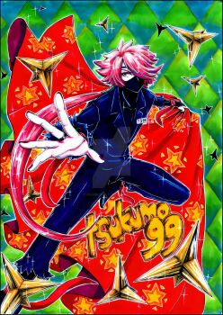 Rule 34 | absurdres, brown eyes, highres, nanbaka, red hair, tagme, tsukumo (nanbaka)