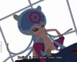 1boy 1girl animated cleft_of_venus couple cowgirl_position cum cum_in_pussy cum_inflation cum_overflow digimon digimon_ghost_game english_text girl_on_top hetero higashimitarai_kiyoshiro highres inflation jellyfish jellyfish_girl jellymon large_insertion loli monster_girl nipples nude penis powerofsin pussy sex smile solo_focus stomach_bulge straddling subtitled tentacle_hair tentacles vaginal video