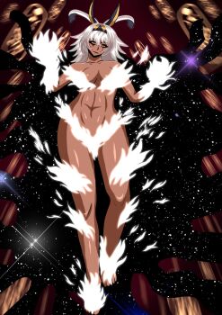 1girl anubis_(mythology) breasts egyptian fate/grand_order fate_(series) highres large_breasts looking_at_viewer nitocris_(fate) nitocris_alter_(fate) nitocris_alter_(first_ascension)_(fate) nitocris_alter_(second_ascension)_(fate) nitocris_alter_(third_ascension)_(fate) possessed possession thick_thighs thighs wamiv14