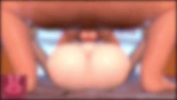 1boy 1girl 3d animated ass bed bedroom blue_hair boy_on_top breasts censored clothed_female_nude_male cum cum_in_pussy excessive_cum faceless faceless_male fat fat_man ganyu_(genshin_impact) genshin_impact hetero huge_ass indoors jiggle large_penis mating_press medium_breasts mosaic_censoring nipples nude cum_overflow penis pillow pull_out pussy_grip sex sound tagme thick_thighs thighhighs thighs tiyam video x-ray