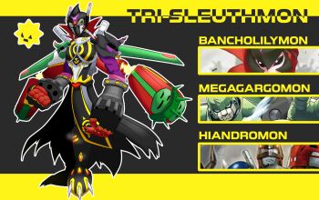 Rule 34 | andromon, bancholilimon, claws, digimon, fusion, gloves, highres, mask, saintgalgomon, spikes