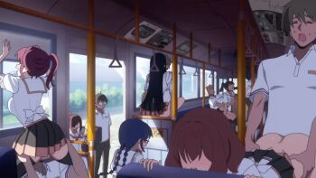 animated animated_gif group_sex multiple_boys multiple_girls nukigee_mitai_na_shima_ni_sunderu_watashi_wa_dou_surya_ii_desu_ka? orgy public_indecency tagme