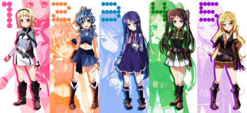 drag-on_dragoon drag-on_dragoon:_utahime_five drag-on_dragoon_3 five_(drag-on_dragoon) four_(drag-on_dragoon) official_art one_(drag-on_dragoon) three_(drag-on_dragoon) two_(drag-on_dragoon)