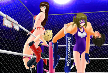 Rule 34 | #13, 2boys, 2girls, anal, anal object insertion, animal ears, arena, ayano (#13), battle, bikini, blonde hair, boots, bottomless, cage, cat ears, clothed female nude male, clothed on nude, clothes pull, dildo, domination, femdom, fighting, forced, handjob, hetero, humiliation, mask, molestation, multiple boys, multiple girls, nipple stimulation, nipple tweak, nipples, nude, object insertion, pants, pants pull, penis, public indecency, public nudity, sakuya (#13), sex toy, sitting, sitting on face, sitting on person, smile, smirk, spread legs, submission, sumire (#13), swimsuit, syemi (#13), uncensored, undressing, vibrator, wrestling, wrestling ring