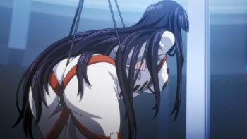 ass between_buttocks bodysuit breasts code_geass:_dakkan_no_roze highres large_breasts long_hair screencap sumeragi_sakuya tagme