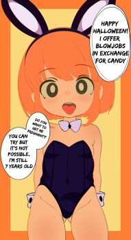 daughter_(yoru_mac) loli mcdonald's ojitoart playboy_bunny yoru_mac