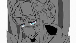 Rule 34 | 1girl, animated, armor, blue eyes, crown, digimon, digimon (creature), female focus, junomon, looking at viewer, solo, spikes, spot color, video