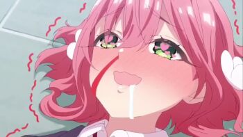 4girls animated apron audible_speech bisexual_female black_hair black_skirt blazer bleeding blood blue_jacket blue_pants blush bow breasts brown_cardigan brown_eyes cardigan cleavage closed_mouth collared_shirt drooling female_focus flat_chest flower flower_on_head green_bow green_eyes green_ribbon hair_bow hair_ribbon hanazono_hahari hanazono_hakari heart heart_in_eye huge_filesize inda_karane jacket japanese_audio kimi_no_koto_ga_dai_dai_dai_dai_daisuki_na_100-nin_no_kanojo kiss kneeling large_breasts legs long_hair long_skirt lying maid maid_apron maid_headdress medium_hair meido_mei miniskirt multiple_girls necktie nosebleed on_back open_mouth orange_hair orgasm pants pink_hair pleated_skirt purple_jacket purple_skirt ribbon school_uniform shirt shirt_under_sweater skirt small_breasts socks sound sweat sweatdrop symbol_in_eye tagme taking_picture thighs twintails very_long_hair video white_flower white_shirt white_socks