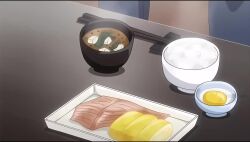 Rule 34 | 1boy, 1girl, animated, apron, black hair, food, fujiwara mitsue, highres, ikusei, sound, tagme, video, yellow eyes