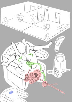 2girls anal anal_object_insertion bdsm bondage bound chair dildo ha_ku_ronofu_jin highres artificial_insemination multiple_girls nipple_stimulation nipples nude object_insertion predicament_bondage rape restrained sex_machine sex_toy struggling text_focus translation_request vaginal vaginal_object_insertion vibrator vibrator_on_nipple