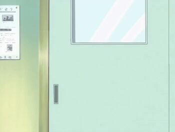 00s 1girl 2001 animated animated_gif anime_screenshot bible_black bible_black_night_of_the_walpulgiss bouncing_breasts breasts brown_hair classroom collared_shirt green_eyes hair_ornament imari_kurumi indoors long_hair microskirt multiple_girls necktie ponytail school_uniform shirt side_ponytail skirt sliding_doors tagme thighhighs white_shirt zettai_ryouiki