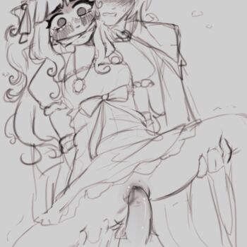 1boy 1girl blush bound bound_arms bow coat dress father_and_daughter frilled_dress frills gag gagged greyscale hair_ribbon hetero incest jewelry leg_grab long_hair monochrome necklace nokota_(roseary) open_clothes open_coat original penis puffy_short_sleeves puffy_sleeves pussy restrained ribbon roseary ryder_(roseary) sex short_sleeves sketch sweat twintails vaginal wide-eyed