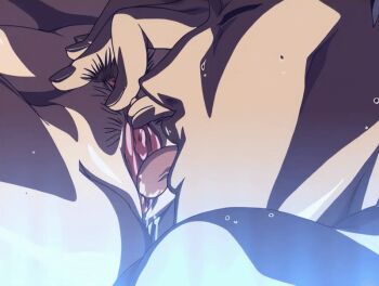 00s 2004 animated animated_gif anime_screenshot bible_black bible_black_new_testament clitoral_stimulation clitoris clitoris_tweak closed_eyes cunnilingus female_pubic_hair licking lying nude on_back oral oshima_takeshi pubic_hair pussy pussy_juice saeki_kaori shin_bible_black spread_legs sweat tagme tongue uncensored