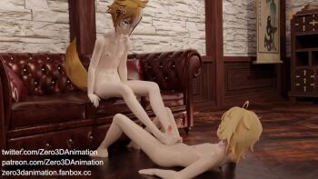 2boys 3d aether_(genshin_impact) animal_ears animated blender_(medium) blonde_hair blue_eyes braid braided_ponytail brown_hair completely_nude couch dog_boy dog_ears dog_tail earrings erection fanbox_username feet footjob genshin_impact gorou_(genshin_impact) indoors jewelry long_hair looking_at_viewer lying male_focus multiple_boys multiple_views navel nipples nude on_back patreon_username penis pov pov_crotch pov_legs sitting tagme tail testicles trap trap_on_trap twitter_username uncensored video yaoi yellow_eyes zero3danimation