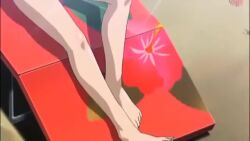 1girl :3 ahoge amano_madoka animated anime_screenshot armpits arms_behind_head audible_speech barefoot beach beach_chair beyblade bikini blue_eyes blush bow bow_bikini brown_hair child collarbone crowd day embarrassed eyelashes facing_viewer fanservice feet female_focus flat_chest from_behind full_body goggles goggles_on_head hair_between_eyes hair_flaps innertube japanese_audio knee_up legs medium_hair metal_fight_beyblade midriff multiple_boys navel neck official_alternate_costume official_art open_mouth outdoors outstretched_arms pink_bikini sidelocks sky soles sound spaghetti_strap standing stomach subtitled summer sunbathing sunlight swim_ring swimsuit talking thighs third-party_edit toenails toes video