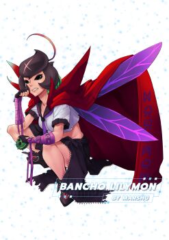 Rule 34 | 1girl, bancholilimon, banchou, delinquent, digimon, digimon (creature), fairy, female focus, flower, highres, monster girl, petals, plant girl, solo