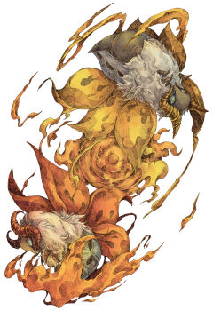 Rule 34 | alternate color, bug, fire, full body, gen 5 pokemon, highres, horns, insect, kuuneru, moth, multiple wings, nintendo, no humans, pokemon, pokemon (creature), pokemon focus, shiny pokemon, simple background, volcarona, white background, white fur, wings