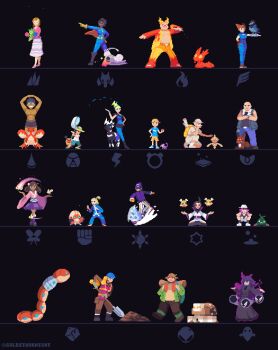 6+boys 6+girls ahoge animal_on_arm animated animated_gif aqua_shirt aqua_shoes aqua_shorts aroma_lady_(pokemon) aseprite_(medium) aura backpack backwards_hat bag bald baltoy barefoot baseball_cap battle_girl_(pokemon) beard beauty_(pokemon) belt bergmite bird bird_keeper_(pokemon) bird_on_arm black_background black_boots black_dress black_hair black_shirt black_socks black_swim_trunks black_tank_top blitzle blonde_hair blowing_raspberry blue_bodysuit blue_eyes blue_helmet blue_jacket blue_pants blue_shirt boarder_(pokemon) bodysuit boots bracelet breasts breath_weapon breathing_fire brown_eyes brown_hair brown_hat brown_pants brown_shirt brown_shoes bubble bug_catcher_(pokemon) butterfly_net cape clobbopus closed_eyes closed_mouth commentary corphish corvisquire crossed_legs curly_hair cutiefly dark-skinned_female dark-skinned_male dark_skin denim dirt dougi dragon_tamer_(pokemon) dress eating_non-food electricity english_commentary facial_hair fangs fat fat_man feeding_animal fighting fire firebreather_(pokemon) flame_print flittle floating floating_cape flower full_body furisode furisode_girl_(pokemon) furisode_girl_blossom gastly gen_1_pokemon gen_2_pokemon gen_3_pokemon gen_4_pokemon gen_5_pokemon gen_6_pokemon gen_7_pokemon gen_8_pokemon glasses gloves glowing glowing_eyes goggles goldstarknight green_jacket green_sandals grey_gloves grey_jacket grey_pants grey_shirt grey_shoes grin hair_flower hair_ornament hairband hand_net hand_on_own_hip hard_hat hat helmet hex_maniac_(pokemon) hex_maniac_(pokemon_xy) high-visibility_clothing high-visibility_vest high_heel_boots high_heels highres hiker_(pokemon) hiking_backpack holding holding_butterfly_net holding_net holding_poke_ball holding_pokemon holding_shovel holding_strap jacket japanese_clothes jeans jewelry kicking kimono kricketot levitation lightning_bolt_symbol long_hair long_sleeves male_swimwear medium_hair motion_blur multiple_boys multiple_girls mustache naclstack navel nickit nintendo no_shirt on_one_knee on_shoulder opaque_glasses open_clothes open_jacket open_mouth orange_gloves orthworm panties pants pink_hair pink_shirt pink_shoes pixel_art poke_ball poke_ball_(basic) pokemon pokemon_(creature) pokemon_black_2_and_white_2 pokemon_diamond/pearl/platinum pokemon_firered_and_leafgreen pokemon_heartgold_and_soulsilver pokemon_on_arm pokemon_on_shoulder pokemon_omega_ruby_and_alpha_sapphire pokemon_sun_and_moon pokemon_scarlet_and_violet pokemon_sword_and_shield pokemon_x_and_y ponytail popped_collar pouch psychic_(pokemon) punching punk_girl_(pokemon) purple_aura purple_eyes purple_hair purple_hairband purple_jacket purple_socks rattata red_cape red_jacket red_shoes red_vest roselia_(pokemon) roughneck_(pokemon) ruin_maniac_(pokemon) saliva sandals sharp_teeth shirt shoes short_hair short_sleeves shorts shovel shoveling side_ponytail sideways_hat simple_background skirt sliggoo slugma smile snow snowboard snowboarding socks spinning squatting standing stomach stretching striped_clothes striped_pants swim_cap swim_goggles swim_trunks tank_top teeth topless_male torn_clothes torn_jeans torn_pants torn_sleeves trubbish underwear upper_teeth_only v-shaped_eyes vertical-striped_clothes vertical-striped_pants vest walking white_belt white_hair white_hat white_panties white_shirt white_shoes white_shorts white_skirt white_socks worker_(pokemon) yellow_bag yellow_gloves yellow_hat yellow_pants yellow_shorts youngster_(pokemon)