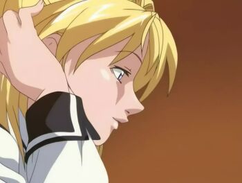 Rule 34 | 00s, 1boy, 1girl, 2006, animated, anime screenshot, bible black, bible black only, blonde hair, bow, bowtie, caressing testicles, classroom, close-up, closed eyes, cum, cum in container, cum in cup, cum in mouth, fellatio, femdom, from side, handjob, hetero, high ponytail, licking, licking penis, long hair, necktie, oral, orgasm, penis, penis grab, ponytail, profile, purple eyes, saeki kaori, saliva, school, school uniform, sound, tagme, testicle grab, testicles, tongue, trembling, uncensored, veins, veiny penis, video