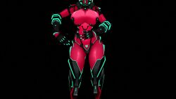 1girl animated black_background bodysuit breasts cyborg dancing head_out_of_frame jiggle large_breasts music red_bodysuit solo sound standing tagme thick_thighs thighs video virtual_youtuber vshojo white_hair zentreya zentreya_(cyborg) zentreya_(cyborg)_(1st_costume)