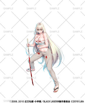 1girl blonde_hair breasts huge_breasts lilith-soft long_hair taimanin_(series) taimanin_rpgx