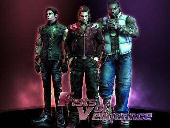 3boys aaron beat_down_fists_of_vengeance capcom jason_g male_focus multiple_boys raven_(beat_down)