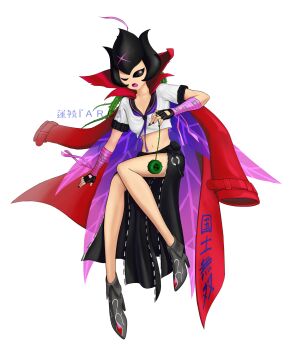 Rule 34 | artist name, bancholilimon, banchou, delinquent, digimon, digimon (creature), fairy, flower, highres, monster girl, nail polish, petals, plant girl, renzoku arc