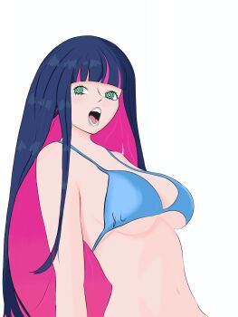 1girl character_name hashtag highres holding looking_at_viewer non-web_source open_mouth stocking_(psg) tagme