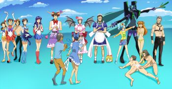 5girls 6+boys age_difference aida_kensuke akagi_ritsuko aoba_shigeru ass ayanami_rei barefoot bdsm billy_herrington bird bishoujo_senshi_sailor_moon blue_sailor_collar blue_skirt bow brown_hair cirno cirno_(cosplay) clapping cosplay crossdressing eva_01 family father_and_son feet fuyutsuki_kouzou gachimuchi_pants_wrestling gag_manga_biyori happy hatsune_miku hatsune_miku_(cosplay) horaki_hikari hyuuga_makoto ibuki_maya ibuki_suika ibuki_suika_(cosplay) idolmaster idolmaster_(classic) ikari_gendou ikari_shinji ikari_yui izayoi_sakuya izayoi_sakuya_(cosplay) kaji_ryouji katsuragi_misato kumakichi kumakichi_(character) kumakichi_(cosplay) legs long_hair lum lum_(cosplay) luna_(sailor_moon) luna_(sailor_moon)_(cosplay) magical_girl moljib mother_and_son multiple_boys multiple_girls nagisa_kaworu neon_genesis_evangelion open_mouth outdoors pantyhose parody penguin penpen pointing real_life red_bow remilia_scarlet remilia_scarlet_(cosplay) sailor_collar sailor_mars sailor_mars_(cosplay) sailor_mercury sailor_mercury_(cosplay) sailor_moon sailor_moon_(cosplay) sailor_venus sailor_venus_(cosplay) scene_reference short_hair skirt slapping smile souryuu_asuka_langley spanked spring_onion surprised suzuhara_touji takatsuki_yayoi takatsuki_yayoi_(cosplay) thighhighs topless_female touhou urusei_yatsura van_darkholme vocaloid voice_actor_connection what wrestling_(series) yukkuri_shiteitte_ne