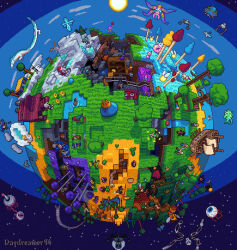 aircraft airship angler_(terraria) antlion_charger_(terraria) arms_dealer_(terraria) bird blue_slime_(terraria) bound cloud cyborg_(terraria) daydream_stream deerclops demolitionist_(terraria) derpling desert dolphin dryad_(terraria) duck duke_fishron dye_trader_(terraria) empress_of_light everscream everyone eye_of_cthulhu fairy flower forest globe goblin goblin_scout_(terraria) goblin_tinkerer golfer_(terraria) grass guide_(terraria) harpy_(terraria) highres king_slime_(terraria) magic martian_drone_(terraria) martian_saucer_(terraria) martian_walker_(terraria) mechanic_(terraria) merchant_(terraria) monster moon moss_hornet mourning_wood_(terraria) mushroom nature nurse oasis old_man_(terraria) painter_(terraria) party_girl_(terraria) pirate pirate_(terraria) pixel_art pixie_(terraria) planet plantera possessed_armor princess_(terraria) pumpking_(terraria) queen_slime_(terraria) railroad_tracks retinazer santa-nk1 skeletron_prime sky snatcher_(terraria) space spazmatism squirrel star_(sky) starry_sky stylist_(terraria) sun tavernkeep_(terraria) tax_collector_(terraria) terraria the_destroyer_(terraria) tied_up_(nonsexual) tim_(terraria) tomb_crawler_(terraria) travelling_merchant_(terraria) tree unicorn_(terraria) vulture wall_of_flesh zoologist_(terraria)