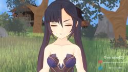 1boy 1girl 3d aether_(genshin_impact) against_tree animated assertive_female black_hair bouncing_ass breasts cum cum_in_pussy cumdrip ejaculation genshin_impact grabbing_another&#039;s_breast grabbing_another&#039;s_breast groping guided_breast_grab guiding_hand hetero moaning mona_(genshin_impact) nipples nude outdoors overused23 penis pov pussy sex sex_from_behind small_breasts smile tagme tree uncensored vaginal video