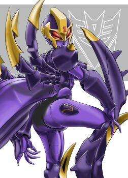 1girl arthropod_girl arthropod_limbs ass blackarachnia bug cameltoe decepticon highres hinokawa_jun mecha_musume red_eyes robot_girl spider transformers transformers_animated