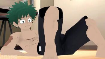 3d animated bad_tag beans_yus boku_no_hero_academia curly_hair deku dirty_ass fart freckles gassy gassy_male green_hair male male_fart messy_hair midoriya_izuku smell smelly smelly_anus tagme video