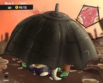 Rule 34 | 1girl, cum, cum in pussy, dark-skinned female, dark skin, drizzler (splatoon), impregnation, long hair, marina (splatoon), nayaase beleguii, nintendo, octoling, ovum, sex, splatoon (series), stealth sex, tentacle hair, tentacles, top-down bottom-up, vaginal