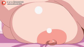 1girl 20s animated animated_gif artist_name bed bedroom bouncing bouncing_breasts breasts derivative_work female_focus head_out_of_frame huge_breasts implied_sex indoors kobayashi-san_chi_no_maidragon logo looping_animation lucoa_(maidragon) nipples nude ocarina_(artist) ocarinaotw on_bed patreon_username shiny_skin solo third-party_edit traced uncensored watermark web_address