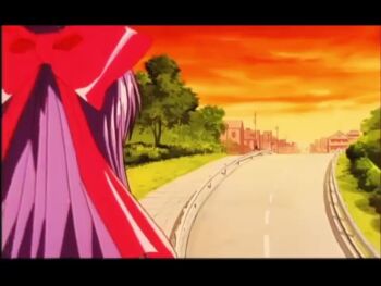 90s_anime animated anime_screenshot arisa_good_luck arisa_good_luck_ova arisa☆good_luck arisa☆good_luck_ova dog ova panties purple_hair solo sound tagme underwear video