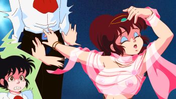 breasts bunshirisan dancer dancing fukune_atsuko mamiya_mugen mugen_shinshi naoya_hitting_choso_without_looking_(meme) nipples