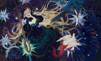 3boys 3girls animal_ears aqua_eyes black_dress black_hood blonde_hair breasts broken_hourglass brown_hair cat_ears cat_girl chilchuck_tims cleavage crying detached_collar detached_sleeves dress dungeon_meshi dwarf fake_horns falin_touden falin_touden_(chimera) feathered_wings fur-trimmed_sleeves fur_trim grey_pants hands_on_own_cheeks hands_on_own_face helmet highres holding holding_knife holding_pan horned_helmet horns izutsumi kaido_jun knife laios_touden long_hair marcille_donato marcille_donato_(lord) medium_breasts monster_girl multiple_boys multiple_girls open_mouth pants red_tunic senshi_(dungeon_meshi) short_hair staff tunic wings