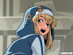 1boy anal animated anus arms_behind_back artist_name ass audible_speech belt_buckle bike_shorts black_shorts blonde_hair blue_eyes blue_hoodie blue_sky bouncing_penis bridget_(guilty_gear) buckle clenched_teeth closed_eyes clothed_male_nude_female clothes_pull cowboy_shot cross cum ejaculating_while_penetrated ejaculation embarrassed english_audio erection fingerless_gloves flaccid foreskin from_behind gloves grey_shirt guilty_gear guilty_gear_strive happy happy_sex heart holding_another's_wrist hood hoodie internal_cumshot looking_back moaning no_panties nude open_mouth orgasm panties panty_pull penis phimosis pillar prostate prostate_milking sex sex_from_behind shiny_skin shirt short_hair shorts skirt sky sound sound_effects standing standing_sex suoiresnu surprised teeth temple testicles tongue tongue_out tucked_penis uncensored underwear video white_panties x-ray