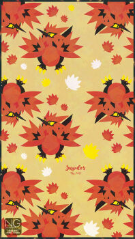 animal_focus beak bird claws colored_sclera galarian_form galarian_zapdos gen_8_pokemon highres leaf legendary_pokemon meme_(sleepsheep) nintendo no_humans pokemon pokemon_(creature) pokemon_focus talons wings yellow_eyes yellow_sclera