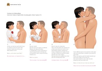 1boy 1girl age_difference arms_around_neck ass assisted_exposure bra breast_press breasts character_age character_name closed_eyes clothed_female_nude_male cowboy_shot english_text french_kiss grandfather_and_granddaughter hetero incest kiss medium_breasts nelson nude old old_man older_male_and_younger_female original red_neckwear sequential shirt short_hair simple_background strap_slip text_focus underwear upper_body white_background white_bra white_shirt