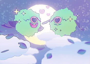 3d alternate_color animal_focus animated animated_gif bat_(animal) blender_(medium) closed_mouth cloud commentary english_commentary fang fluffy flying full_body full_moon gen_5_pokemon heart kcamberart low_poly moon night nintendo no_humans open_mouth outdoors pokemon pokemon_(creature) pokemon_focus shiny_pokemon sky smile sparkle star_(sky) starry_sky tooth woobat